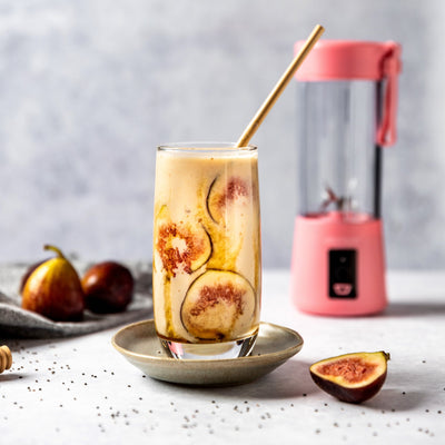 Salted Caramel and Fig Vegan Milkshake